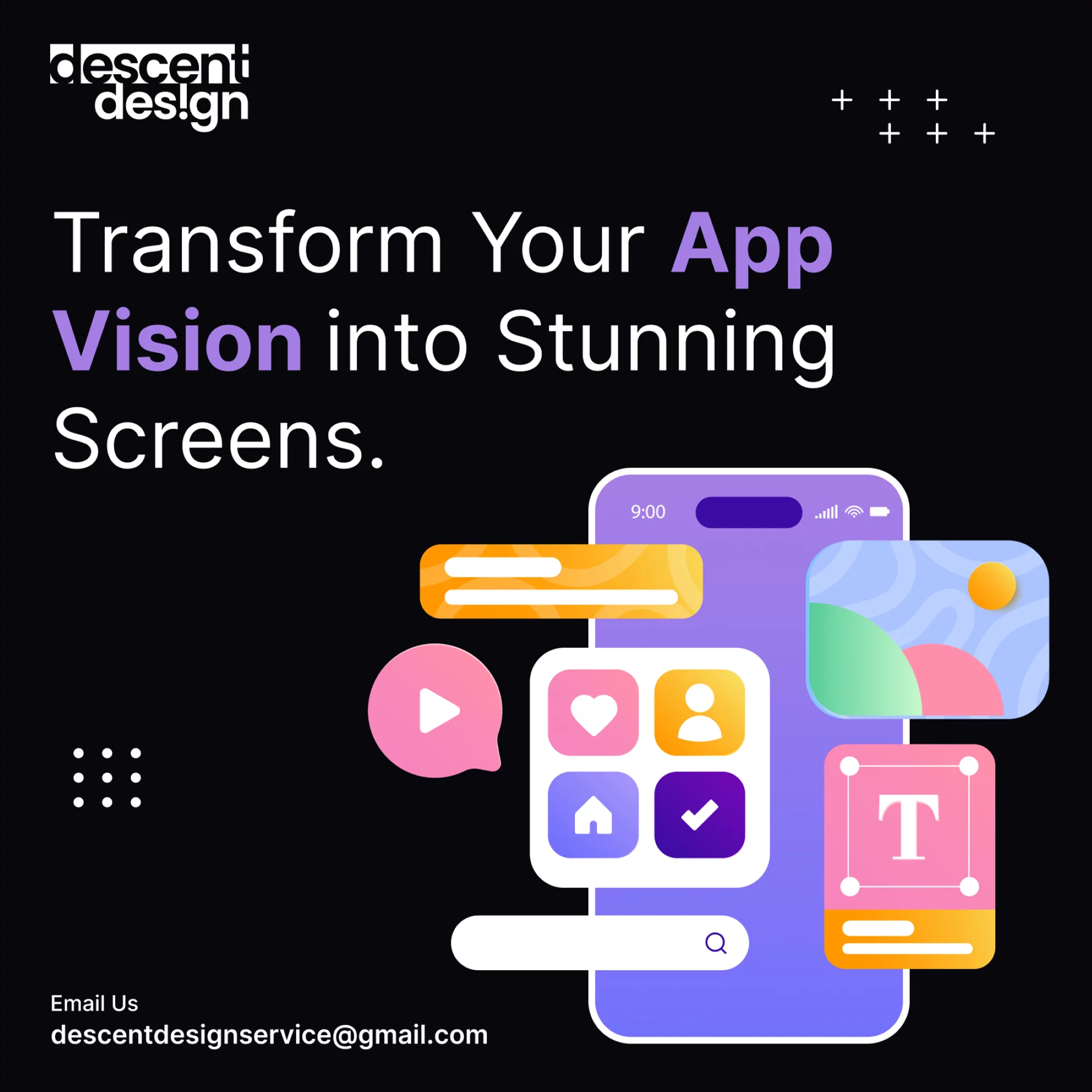 Social media graphic featuring sleek design and corporate branding